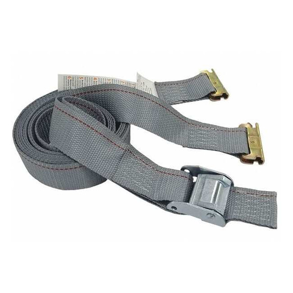Manufacturer Varies Tie Down Strap,E-Track,Gray,PK7 55ET75