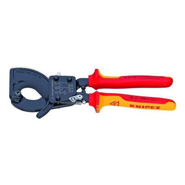 Knipex 9-7/9" Cable Cutter, Center Cut 95 36 250 SBA