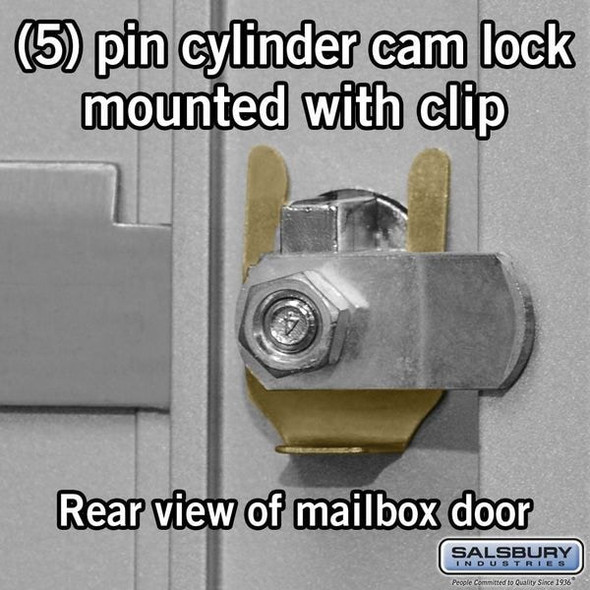 Salsbury Industries Standard Mailbox,4B,35 Doors 3635AFU