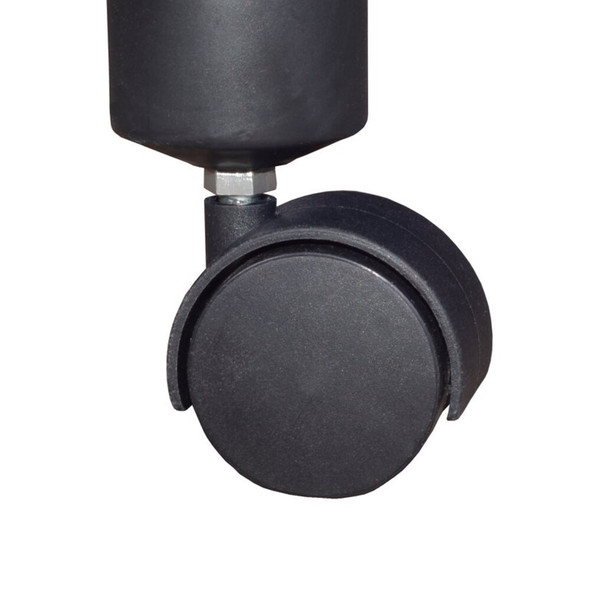 Round Mobile Tables, 42 W, 42 L, 23-34 H, Wood, Metal, Mahogany  TB42RNDMHAPCBK