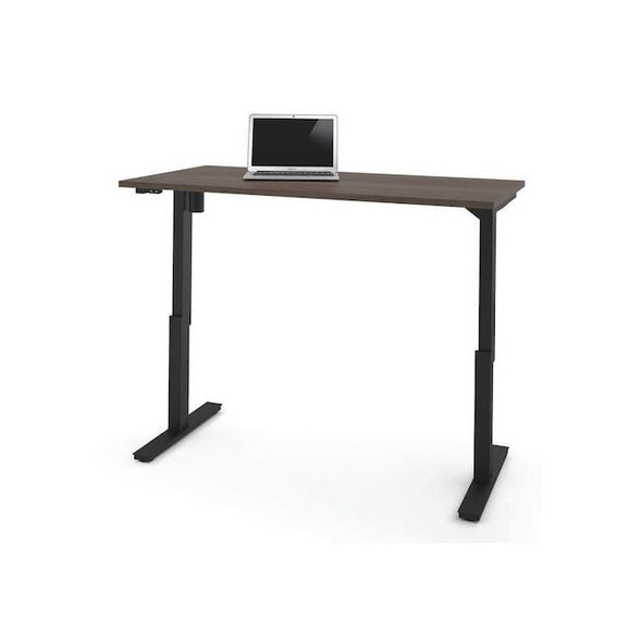 Bestar Rectangle 29.5" W, 59.3" L, 28-45" H, Laminate Top, Antigua 65867-52