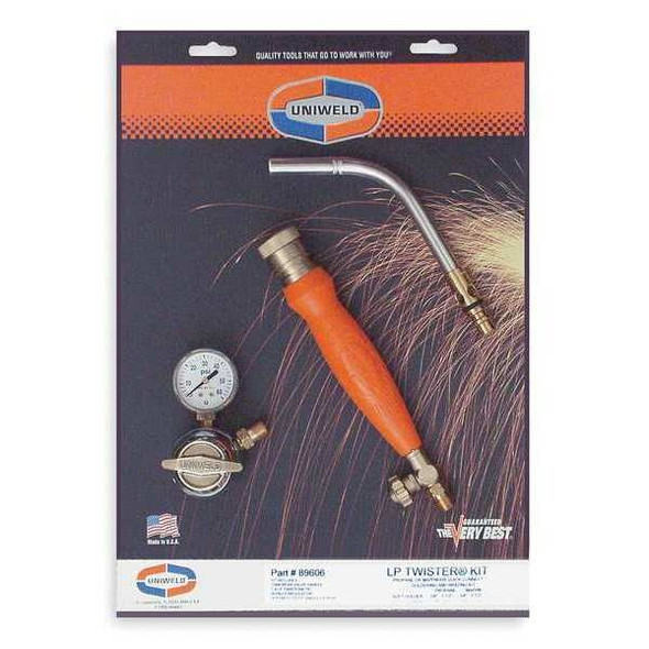 Uniweld Hand Torch, TWISTER Series, Propane, 3/8 in -24, A 89606