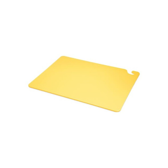 San Jamar Cutting Board,18x24 in,Yellow CB182412YL