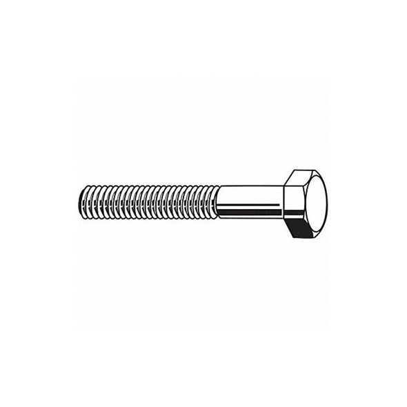 Grade 8, 1"-8 Hex Head Cap Screw, Black Oxide Steel, 3 in L, 5 PK