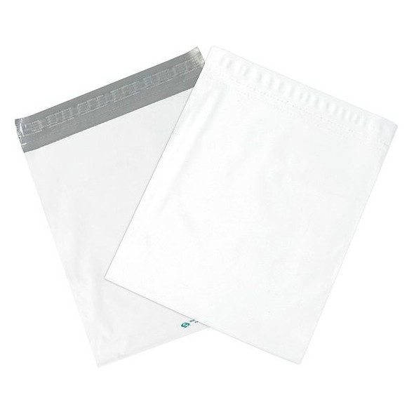 Manufacturer Varies Expansion Poly Mailers, 11"x13"x4", White, PK100 39UK75
