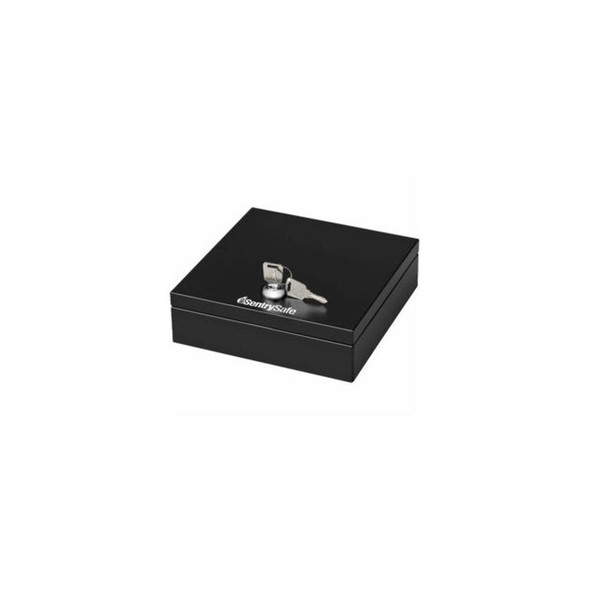 SentrySafe Cash Box/Drawer Safe Key Lock with Tray 6-7/10""W x 7-1/10""D x 2-1/1