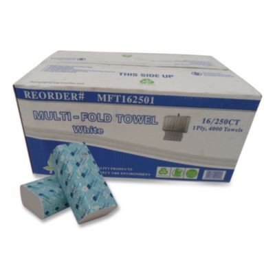 TEH TUNG TOWEL,MULTIFOLD,WH MFT162501