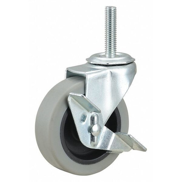 Manufacturer Varies Swivel Stem Caster w/Brake,3 in.,110 lb. 49H591