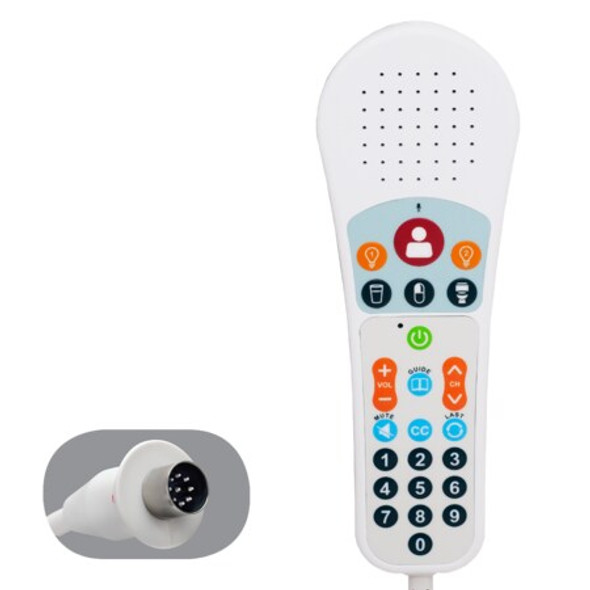 Crest Healthcare Backlit Pillow Speaker,White,8' L XN4902RRBBXX560N1