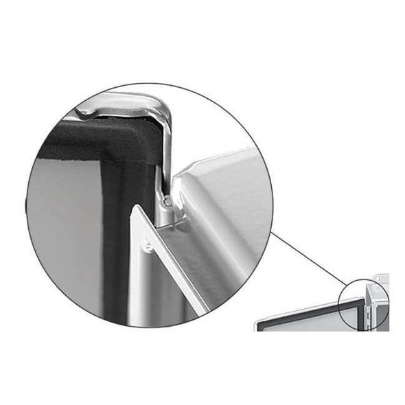 1/4 Turn Latch Electrical Enclosures, 8 in H, 4-3/4 in D, 6 in W, 12, 13, Steel