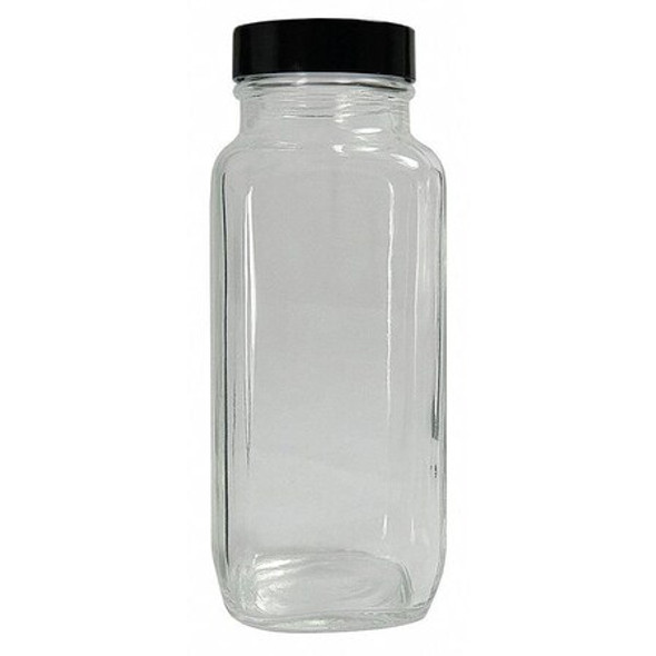 Qorpak Bottle,Wide,16 Oz,Packer,Glass,PK24 GLC-01360