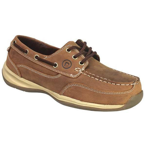 Rockport Works Boat Shoe,M,7 1/2,Brown,PR RK676