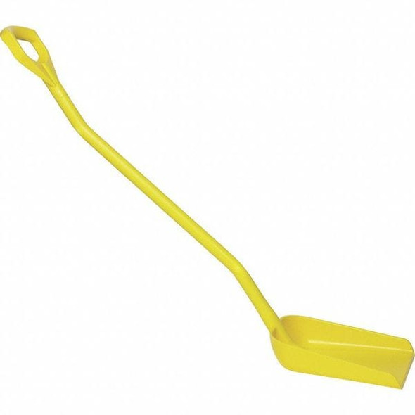 Remco Ergonomic Square Point Shovel, Polypropylene Blade, 50 in L, Yellow 56116