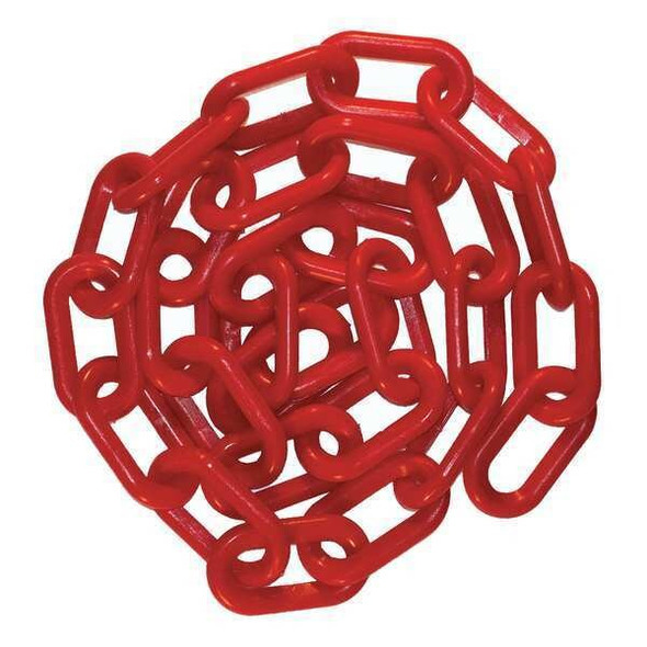 Manufacturer Varies 2" x 100 ft. Heavy Duty Plastic Chain, Red 51005-100