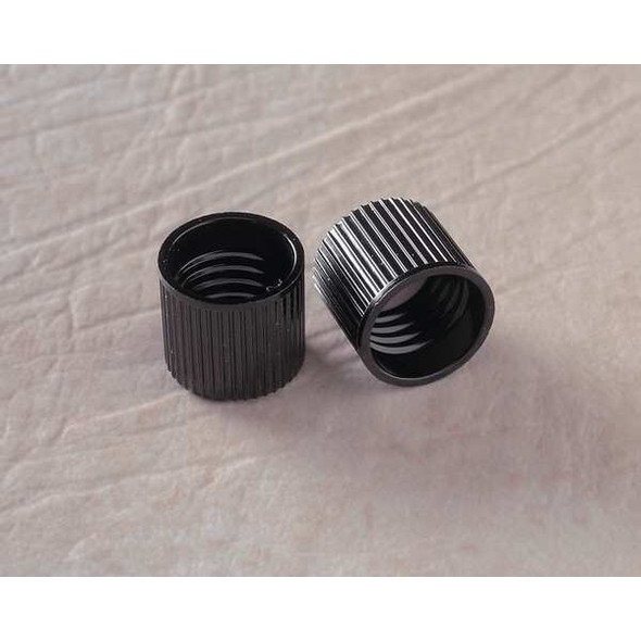 Kimble Chase Cap,15 mm Dia,Black,0,PK1000 73800-15415