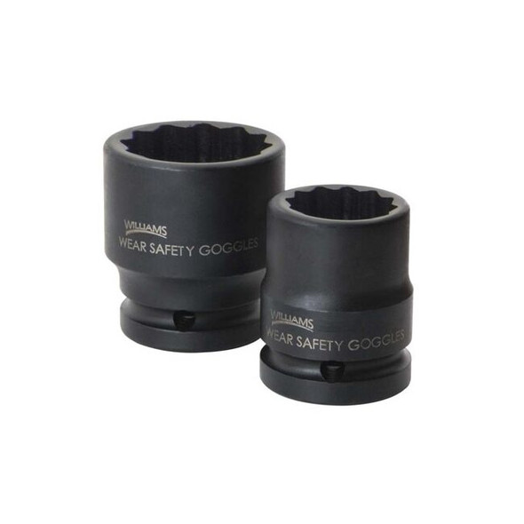 38432 Williams Socket, 2 1/16 Inch OAL, SAE, Shallow Impact, 3/4 Inch Dr, 1 Inch