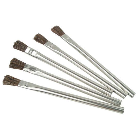 092333 5-1/4 In. x 1/2 In. Acid Flux Brush, (5-Pack)