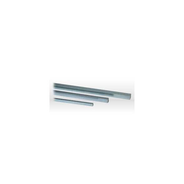 57501 Precision Keystock,1/8"x1/8"x12",Stainless Steel