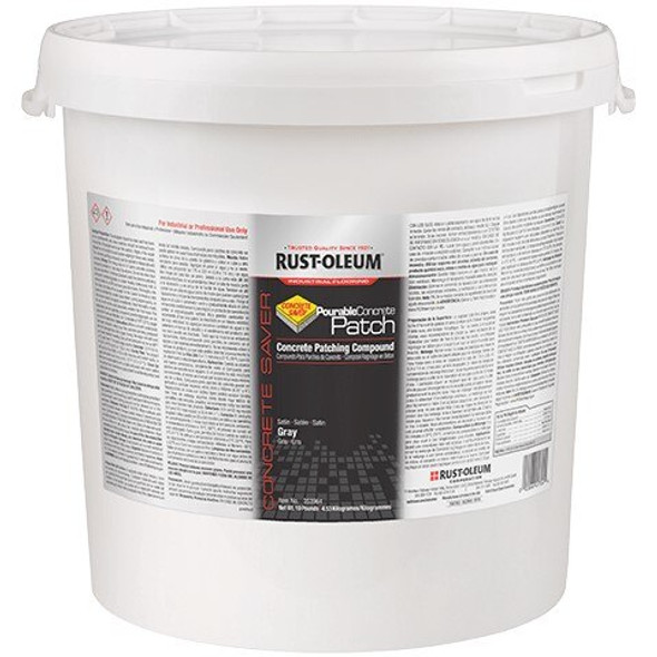 353964 Rust-Oleum Patching Compound, 10 lb, Gray, Floor, Concrete