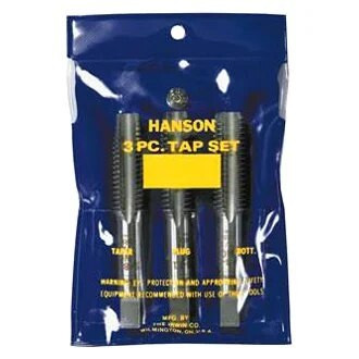2634 IRWIN® Hanson™ 3-Piece 3/8"-16 UNC SAE HCS Right-Hand Tap Set