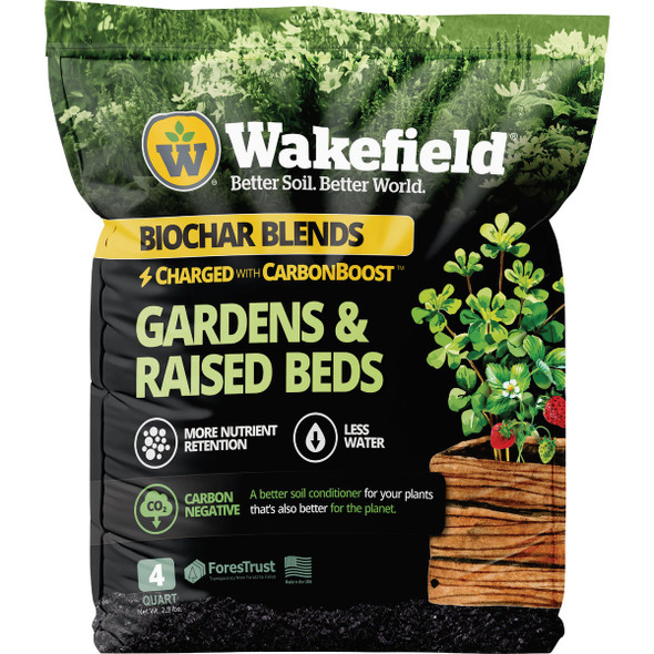 Wakefield Biochar 4 Qt. Garden & Raised Bed Soil Blend 4216