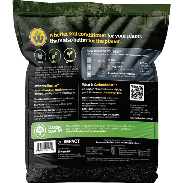 Wakefield Biochar 4 Qt. Garden & Raised Bed Soil Blend 4216 723111