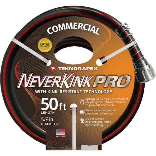 Best Garden NeverKink PRO 5/8 In. x 50 Ft. Professional Duty Garden Hose 8845-50