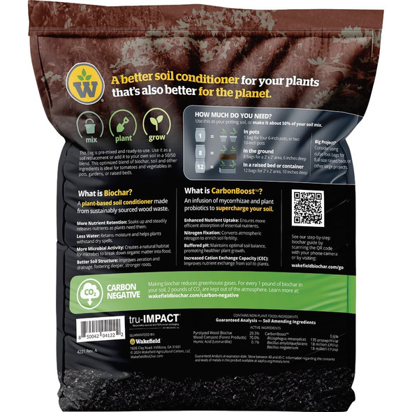 Wakefield Biochar 4 Qt. Tomato & Vegetable Soil Mix 4221 737346