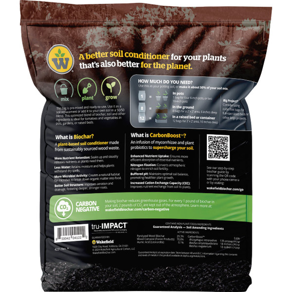 Wakefield Biochar 4 Qt. Tomato & Vegetable Soil Mix 4221 737346