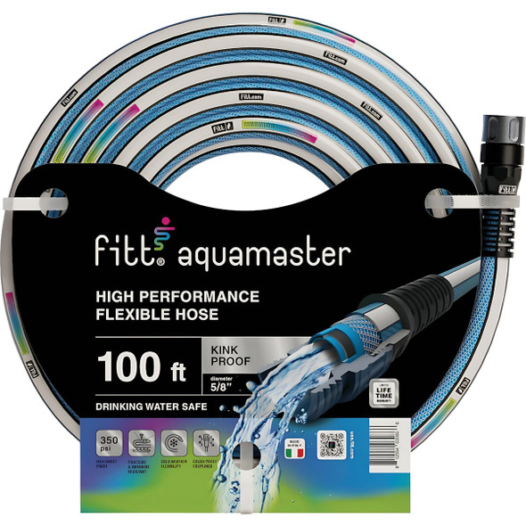 Fitt Aquamaster 5/8 In. Dia. x 100 Ft. Hybrid Garden Hose FTY05800