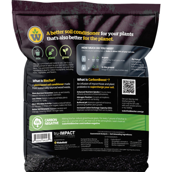 Wakefield Biochar 4 Qt. Indoor Plant Soil Mix 4226 754059