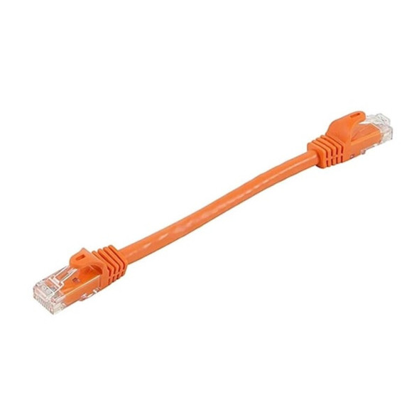 Monoprice Patch Cord,Cat 6,Flexboot,Orange,0.5 ft. 9844