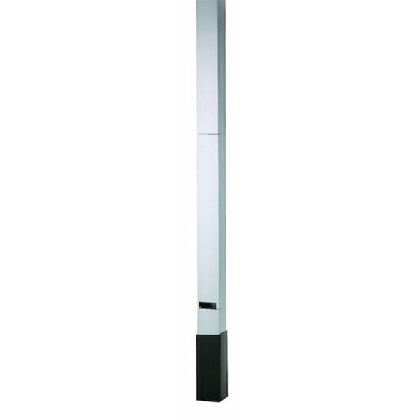 Hubbell Wiring Device-Kellems Alum Service Pole,Gray,10 ft. 2"L,2.13"W HBLPP10A