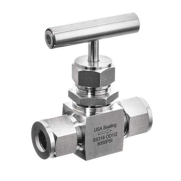 Usa Industrials Needle Valve,Straight Fitting Style ZUSA-VLV-99