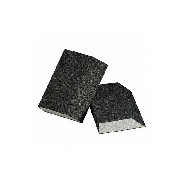 Norton Abrasives Angled Sndng Sponge, Med, 100/120, AO, PK24 07660702285
