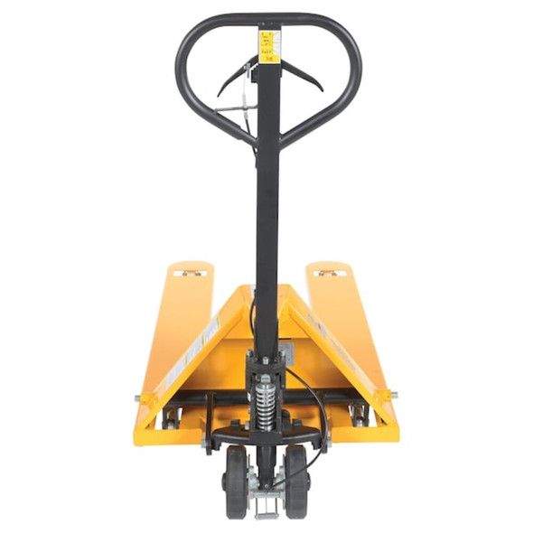 Vestil PalletJack,66in,27in,Yellow,5500lb PM5-2748-DMHB