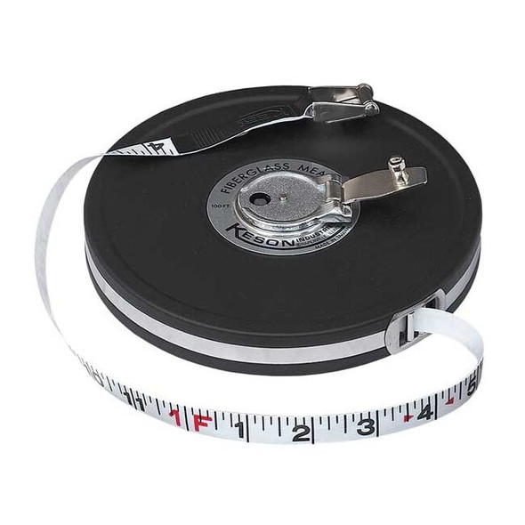 Keson 100 ft Tape Measure, 1/2 in Blade MC-1810-100
