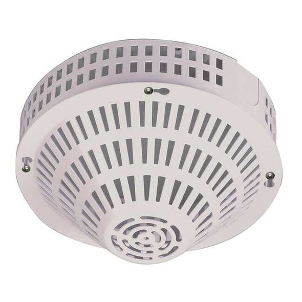 Smoke Detector Guard, Steel, Surface Mount, 9 1/4 in W x 10 in H x 5 in D, White