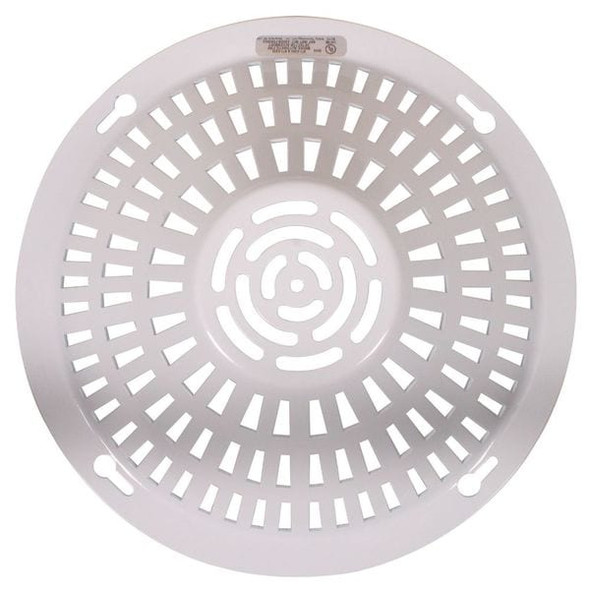 Smoke Detector Guard, Steel, Surface Mount, 9 1/4 in W x 10 in H x 5 in D, White