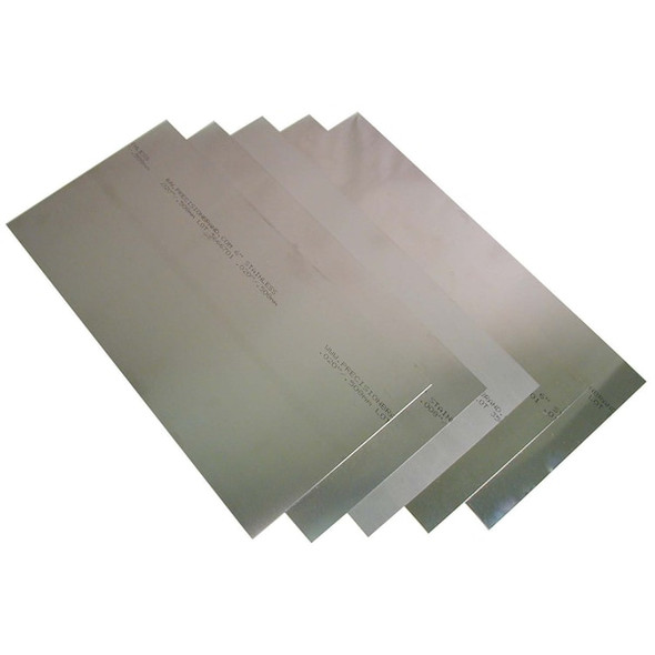Precision Brand ShimStock,Sheet,Cold302 SS,0.0250In,PK2 22992