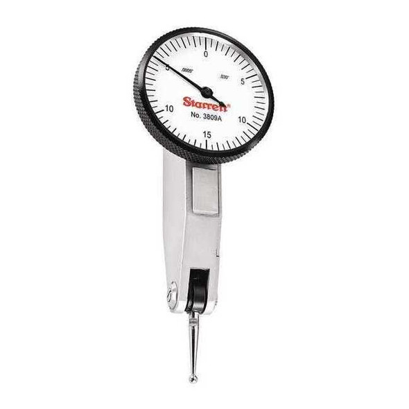 Starrett Dial Test Indicator Set,1-1/4",White 3809A