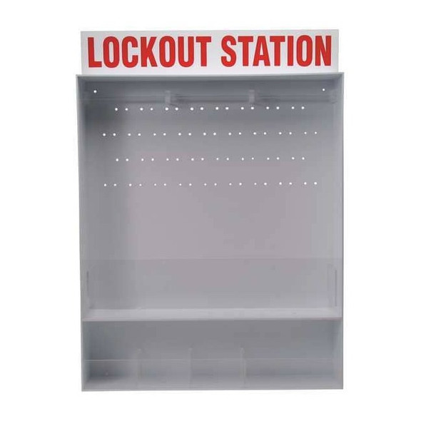 Brady Lockout Station,Unfilled,30 In H 50993