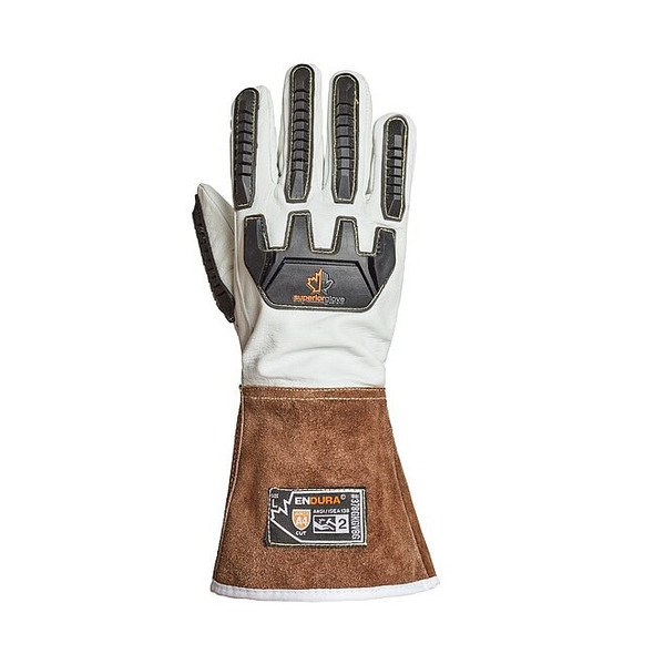 Superior Glove Work Gloves,Drivers,2XL,Leather,PR 378GKGVBG-2XL