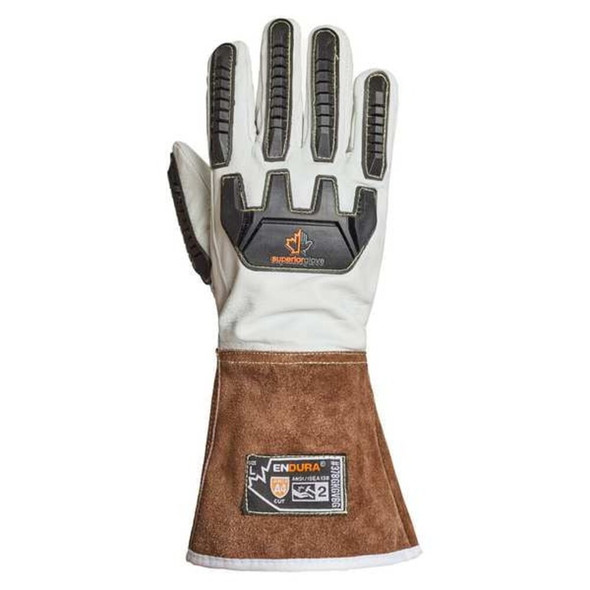 Superior Glove Work Gloves,Drivers,2XL,Leather,PR 378GKGVBG-2XL