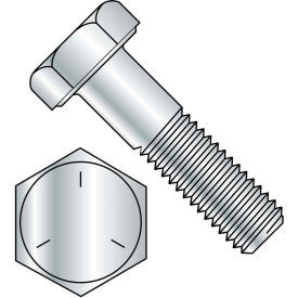 Hex Cap Screw - 5/16-18 x 5/8"" - Carbon Steel - Zinc CR+3 - Gr 5 - FT - UNC - 1