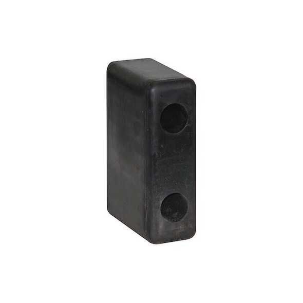 Molded Rubber Bumper - 2-1/2 x 4-1/8 x 6-3/4 Inch Tall - Set of 2