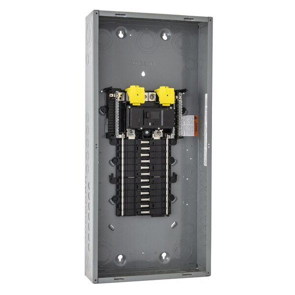 Load Center, QO, 32 Spaces, 125A, 120/240V AC, Main Circuit Breaker, 1 Phase