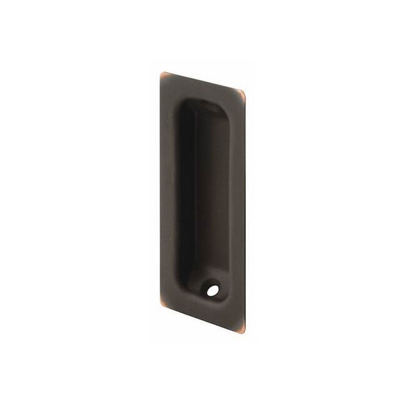 Closet Door Pull with 1-3/8 in. Solid Brass, Classic Bronze (2 Pack)