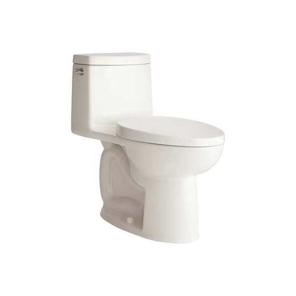 Tank Toilet, 1.28 gpf, Gravity Fed, Floor Mount, Elongated, White