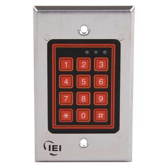 Linear Weather Resistant Keypad,4-1/2" H 232W